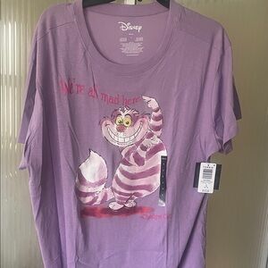 NWT. Disney/Torrid Cheshire Cat Tee 1X